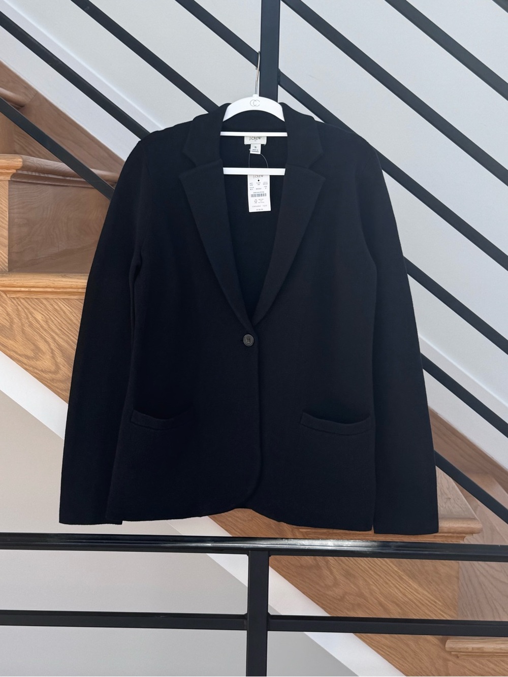 J. Crew Black Sweater Blazer